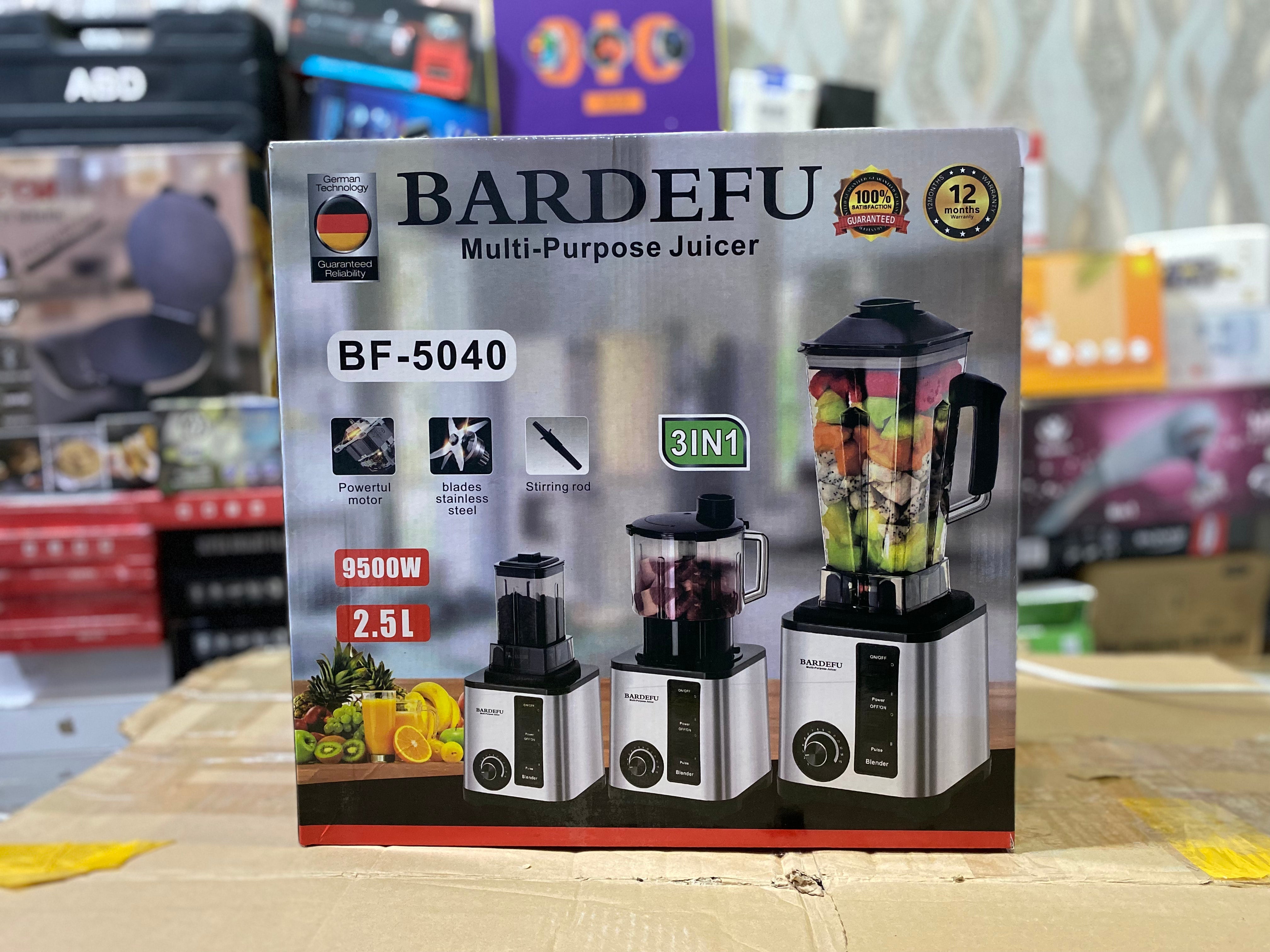 BARDEFU BF-5040 3 in 1 Multipurpose Juicer Blender