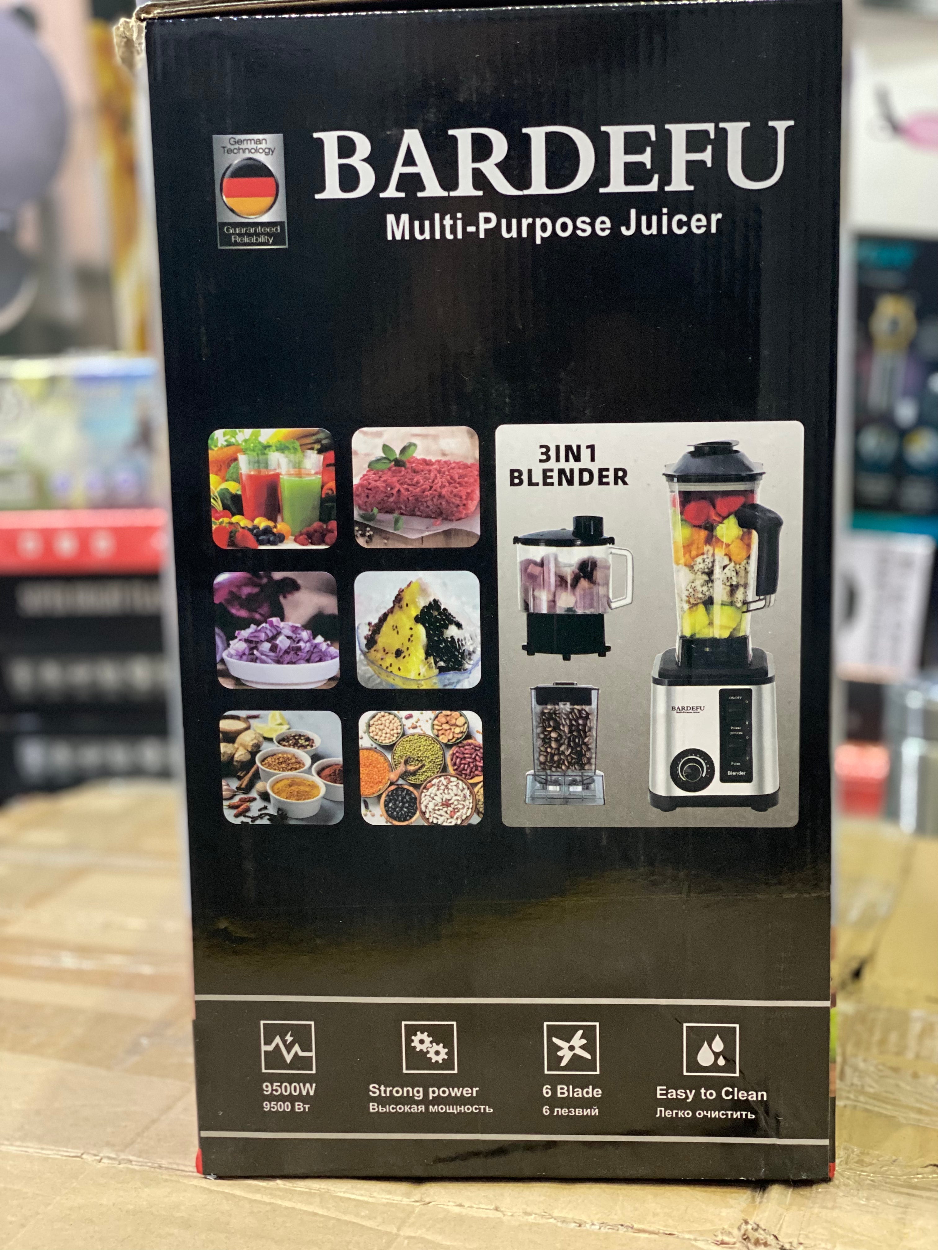 BARDEFU BF-5040 3 in 1 Multipurpose Juicer Blender